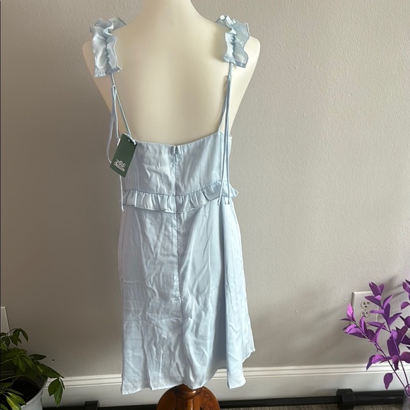 Wild Fable Light Blue Ruffle Dress - Picture 4 of 4